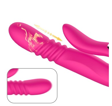 Deluxe Twirling Vibrating Thruster RED